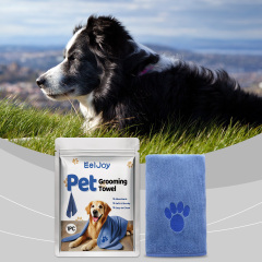 EelJoy Pet Towel Pet Microfiber Absorbent Towel Soft and Durable Quick Dry Pet Grooming Care