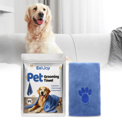 EelJoy Pet Towel Pet Microfiber Absorbent Towel Soft and Durable Quick Dry Pet Grooming Care