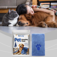 EelJoy Pet Towel Pet Microfiber Absorbent Towel Soft and Durable Quick Dry Pet Grooming Care