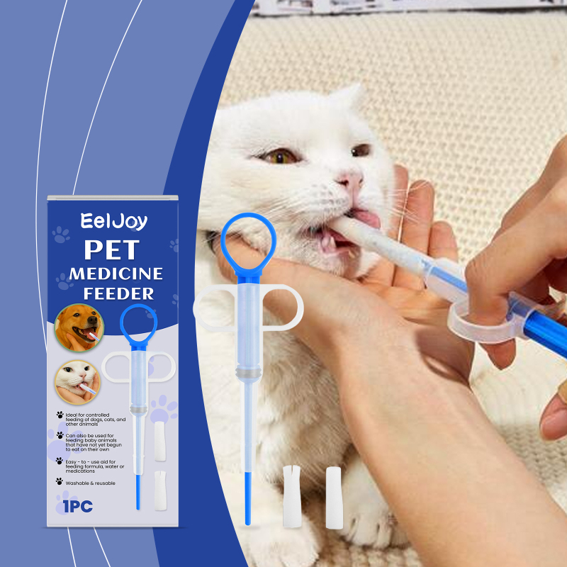 EelJoy Pet Feeding Dispenser Cat and Dog Feeding Leakage-proof Bite-resistant Design Liquid Solid Feeder