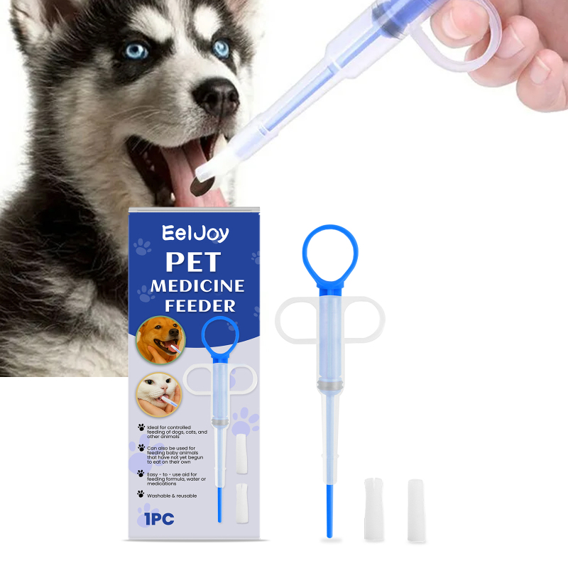 EelJoy Pet Feeding Dispenser Cat and Dog Feeding Leakage-proof Bite-resistant Design Liquid Solid Feeder