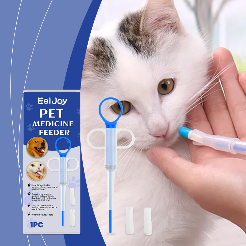 EelJoy Pet Feeding Dispenser Cat and Dog Feeding Leakage-proof Bite-resistant Design Liquid Solid Feeder