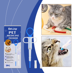 EelJoy Pet Feeding Dispenser Cat and Dog Feeding Leakage-proof Bite-resistant Design Liquid Solid Feeder