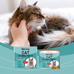 EelJoy Cat Snack Chewable Tablets Daily Cat Supplement Nutritional Emotional Care Meat Flavored Snacks
