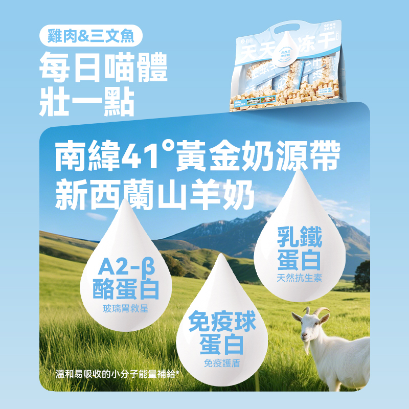 有魚 天天主食凍乾 三文魚雞肉/雞肉羊奶