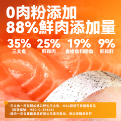 有魚 鮮肉酥化靚毛貓糧 1.5KG/罐裝135G