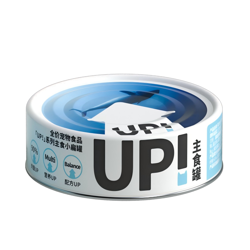 有魚UP!系列主食小扁罐  雞肉配方/牛肉配方/三文魚配方/兔肉配方