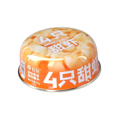有魚numbers零食罐   4只甜蝦/1塊雞胸肉/N多魚籽/1條銀魚  12罐