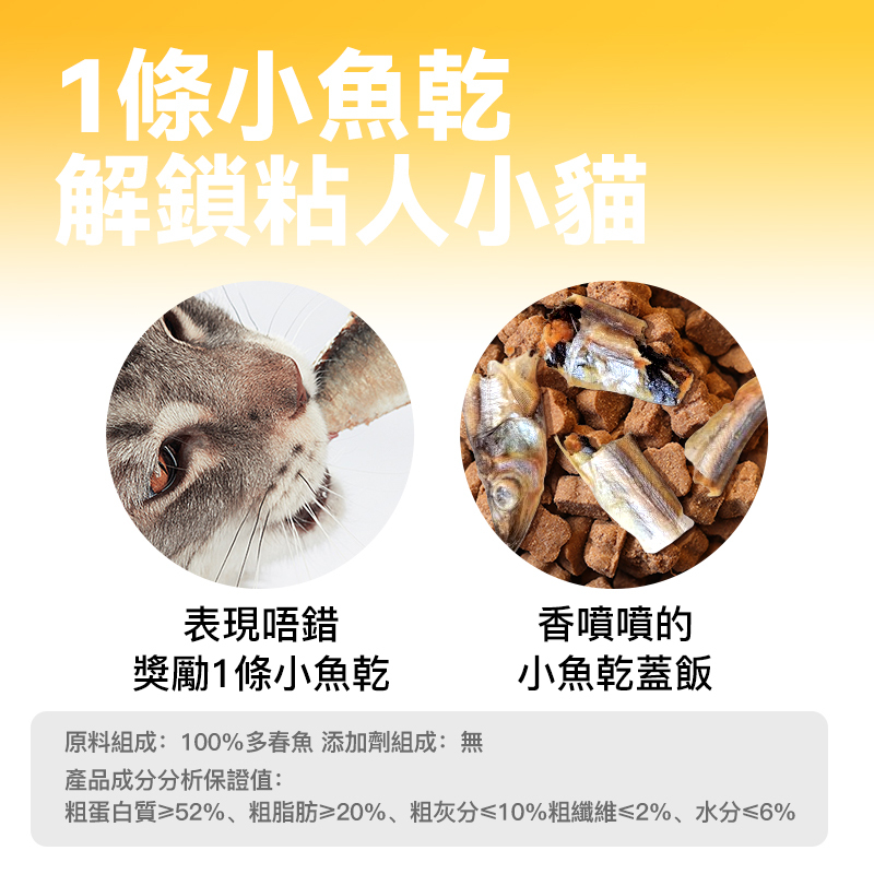 有魚 多春魚零食凍乾 30G