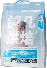 有魚低溫烘焙凍幹貓糧（雞肉乳鴿配方）1kg