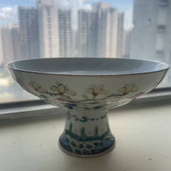 粉彩四季花瓷器古董收藏