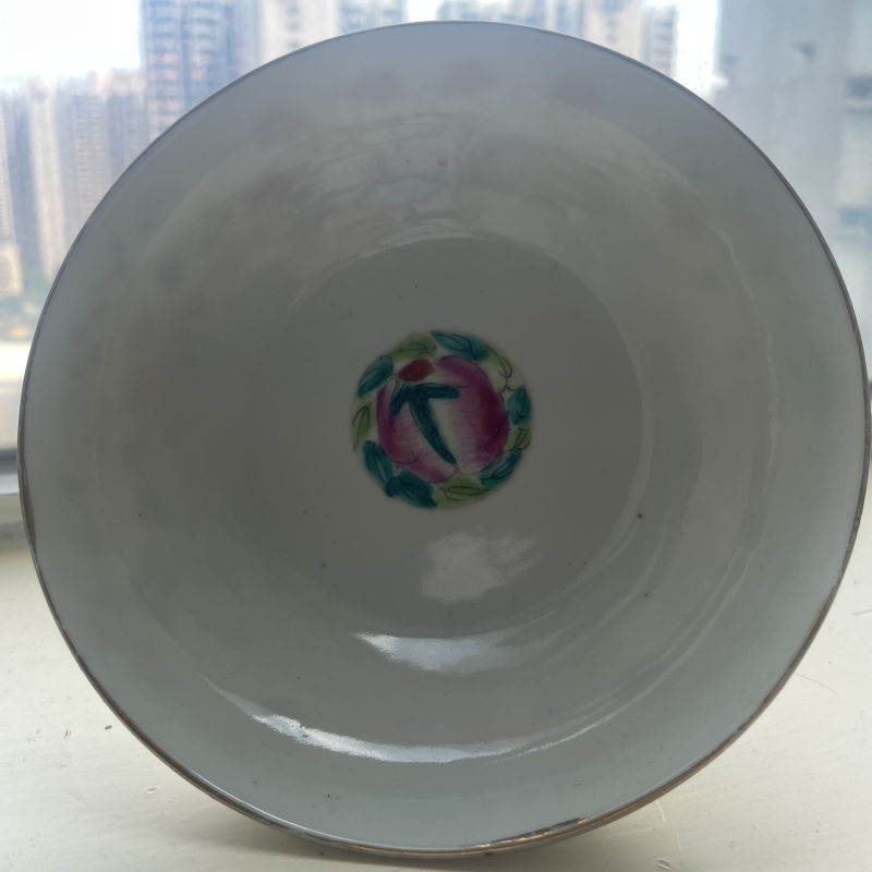 粉彩四季花瓷器古董收藏