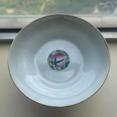 粉彩四季花瓷器古董收藏