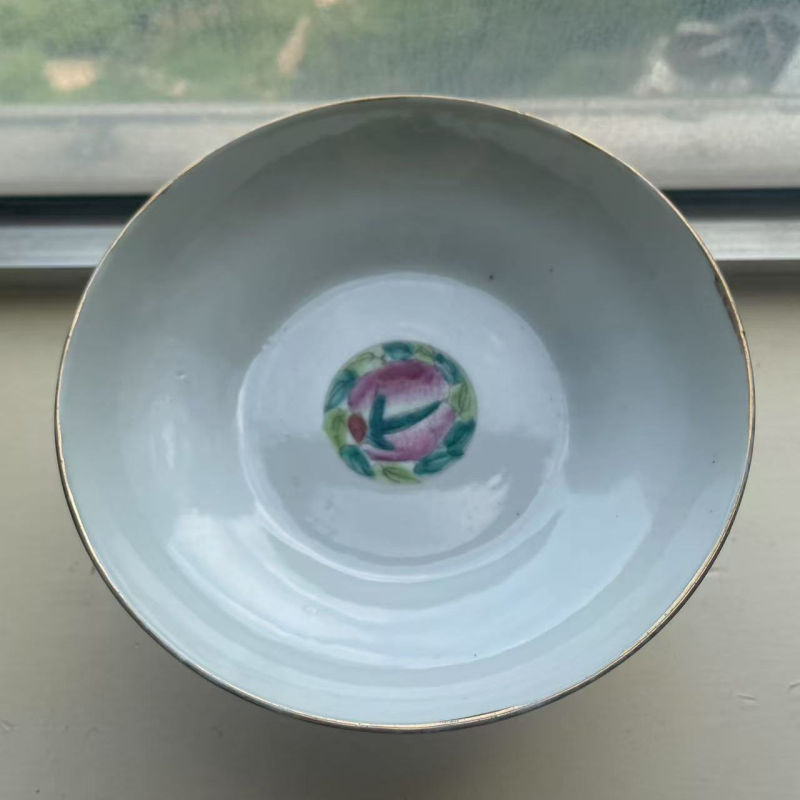 粉彩四季花瓷器古董收藏