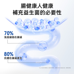 【愛生衡暢益生菌固體飲料】20000億CFU/盒 60g（3g*20條）/盒 腸胃不適 便秘 消化不良 熬夜 免疫下降