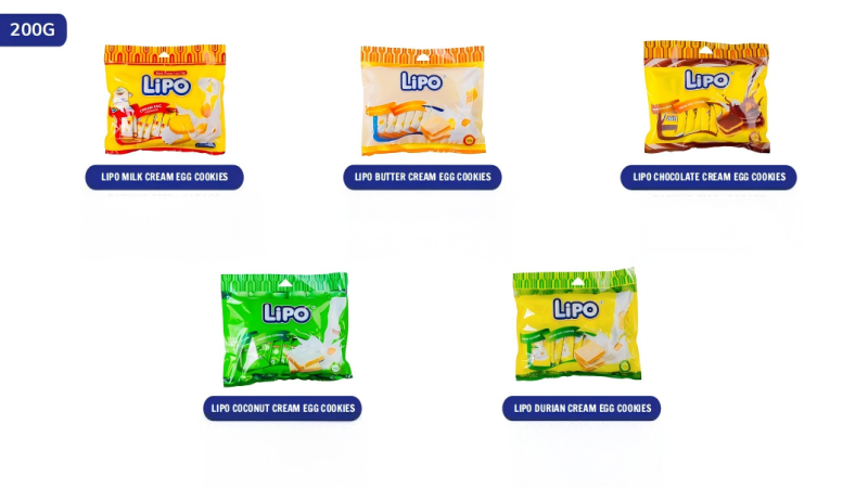 LIPO 奶油雞蛋曲奇（200g*1袋）
