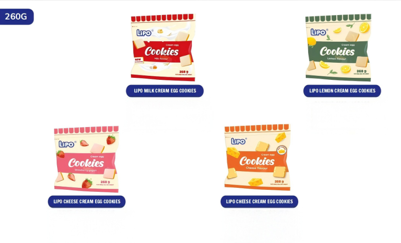 LIPO 奶油雞蛋曲奇（260g*1袋）
