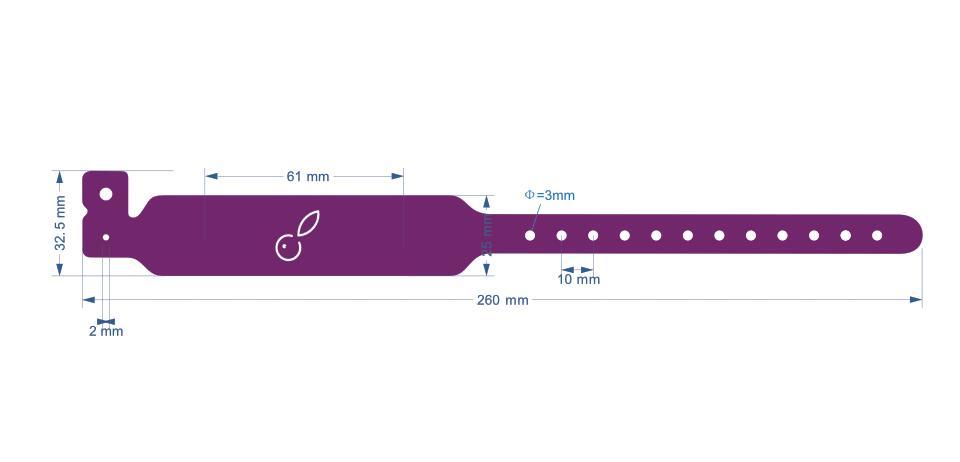 HF Paper PP wristband