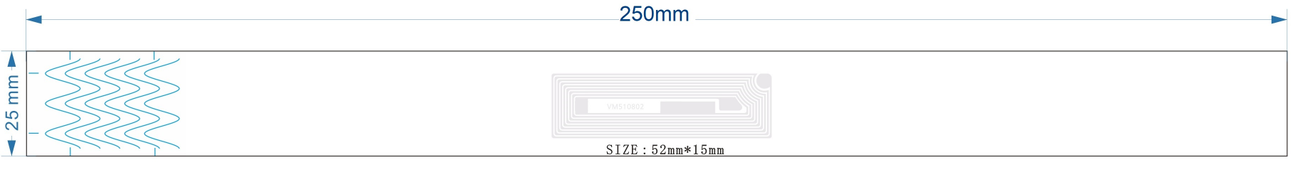RFID Tyvek Paper Wristband