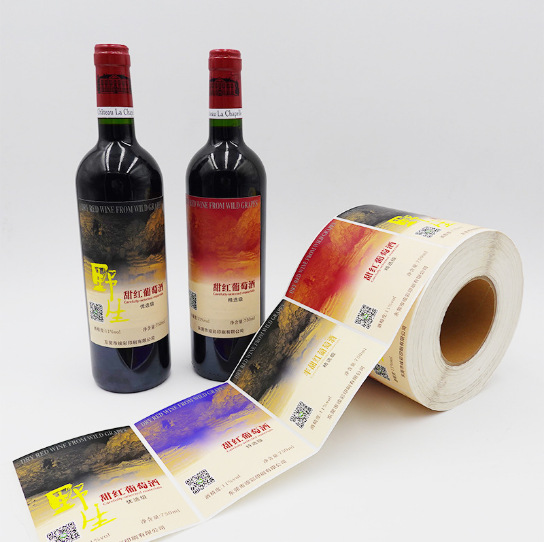 Anti-counterfeit labels for alcohol