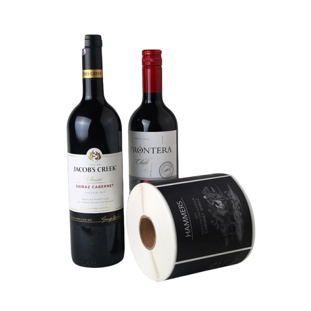 Anti-counterfeit labels for alcohol