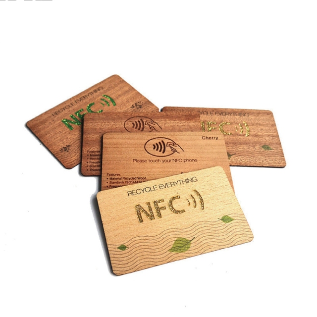 RFID Wooden Card