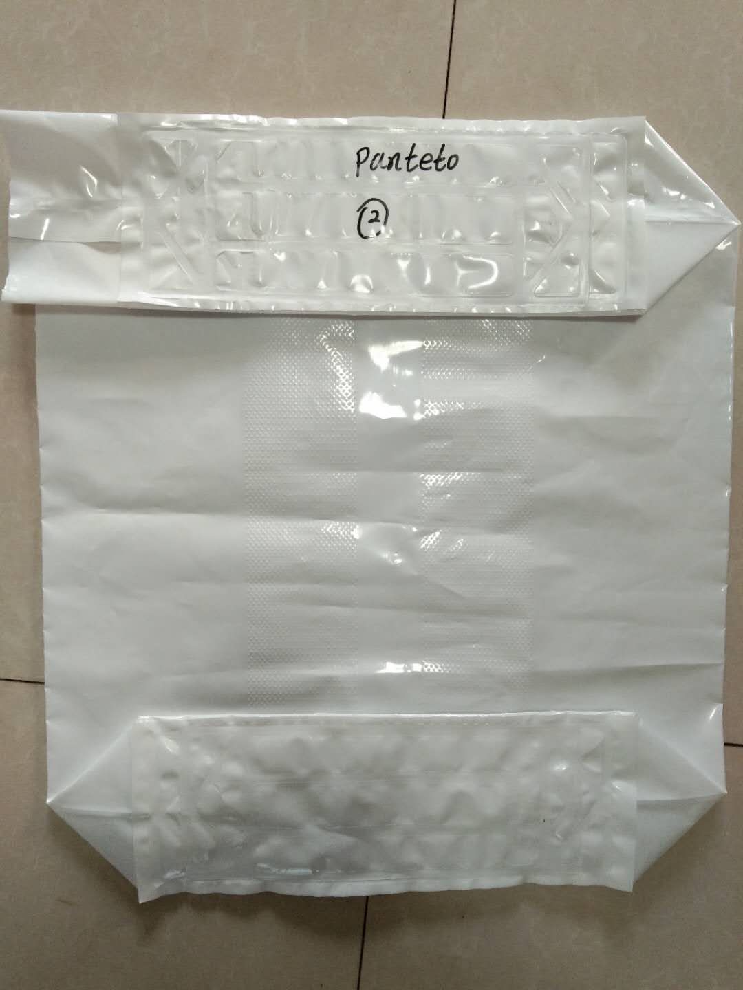 PE valve bag connnectted by heat sealing, not by glue