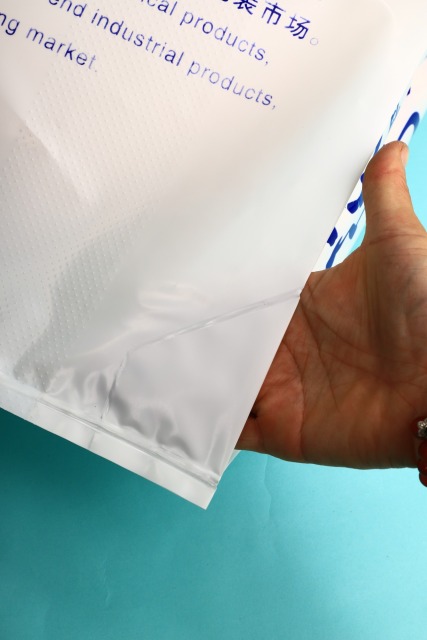PE open top bag, FFS heavy duty plasic bag, three-layer co-extruded bag