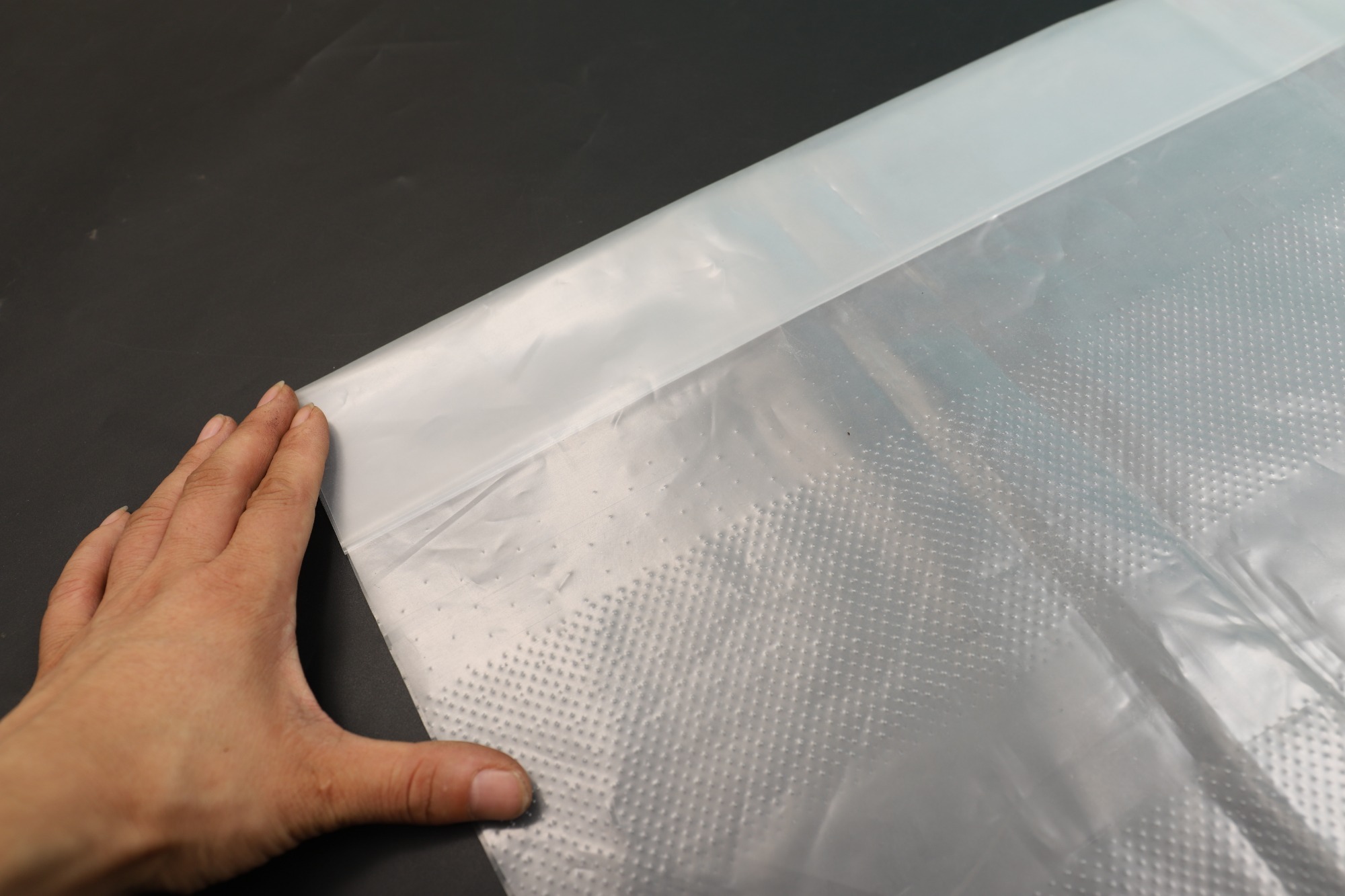 LOW melt point EVA bag, EVA BAG. FEEDING BAG, connect by heat sealing by manual