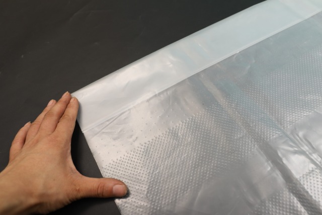 LOW melt point EVA bag, EVA BAG. FEEDING BAG, connect by heat sealing by manual