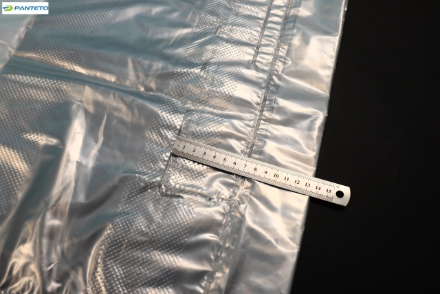 LOW melt point EVA bag, EVA BAG. FEEDING BAG, connect by heat sealing by manual