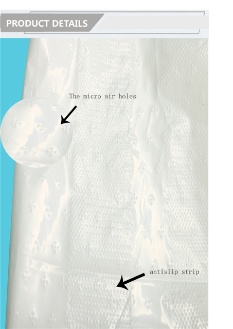 PE valve bag, filling by manual, connect by heat sealling not by glue