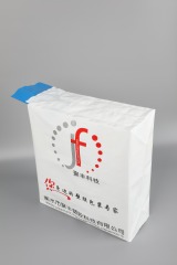 PE valve bag, filling by manual, connected by heat sealling, simply layer film