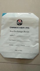 PE valve bag for ion exchange resin