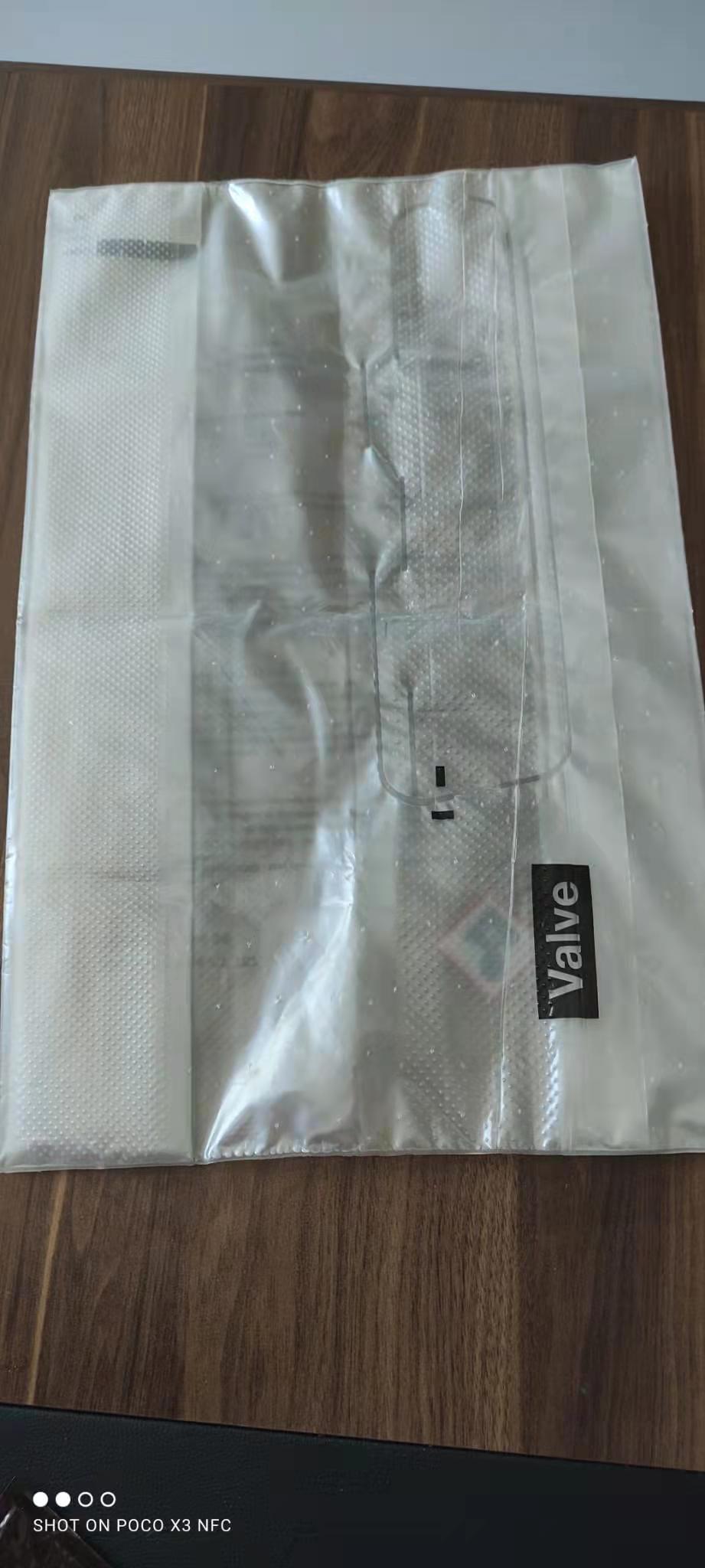 PE vlave bag, self closed bag for 5kg, 10kg, 20kg chemical product package