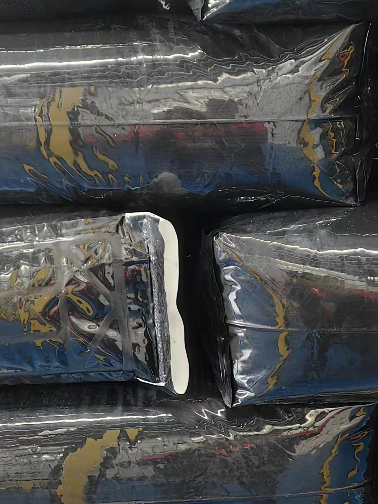 PE package bag for Special carbon black package, suitable for HAVER&BOECKER automatic filling machine.