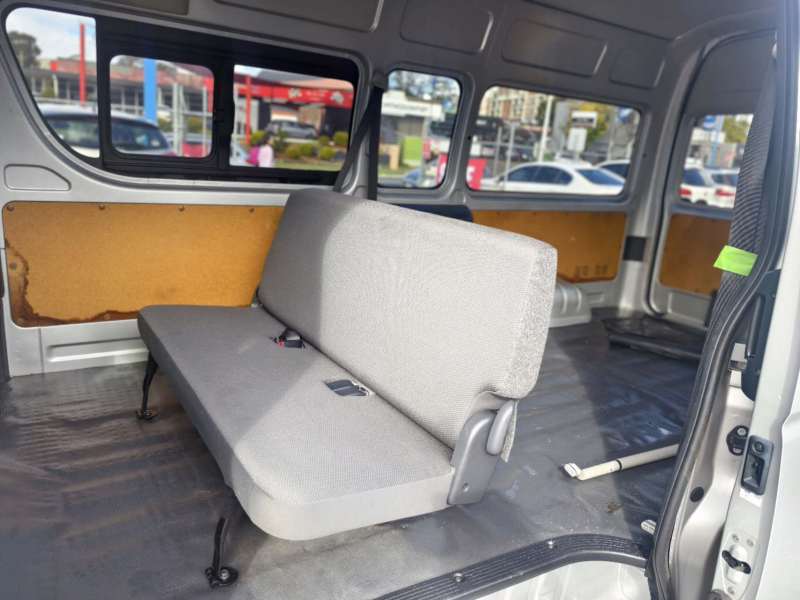 2018 TOYOTA Hiace, Commuter SLWB, high roof, wide body, 8961km, $ 49999, Ready for work.