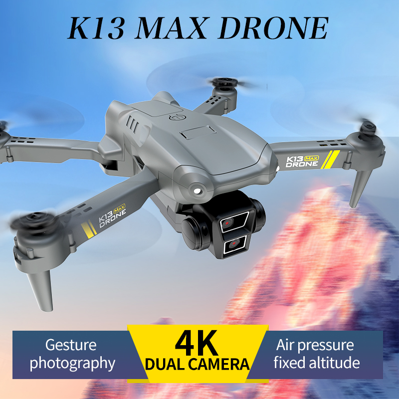 K13 5G GPS Drone 4k Professional 8k HD Triple Camera FPV Gesture Photography Aerial Aerial Photographer Foldable Quadcopter