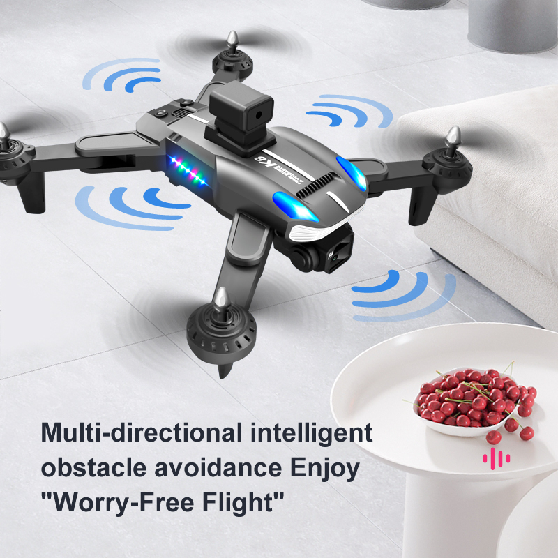 K8 drone with 4K HD Camera RC four-way obstacle avoidance dron Foldable Obstacle Avoidance Foldable Quadcopter Airplane