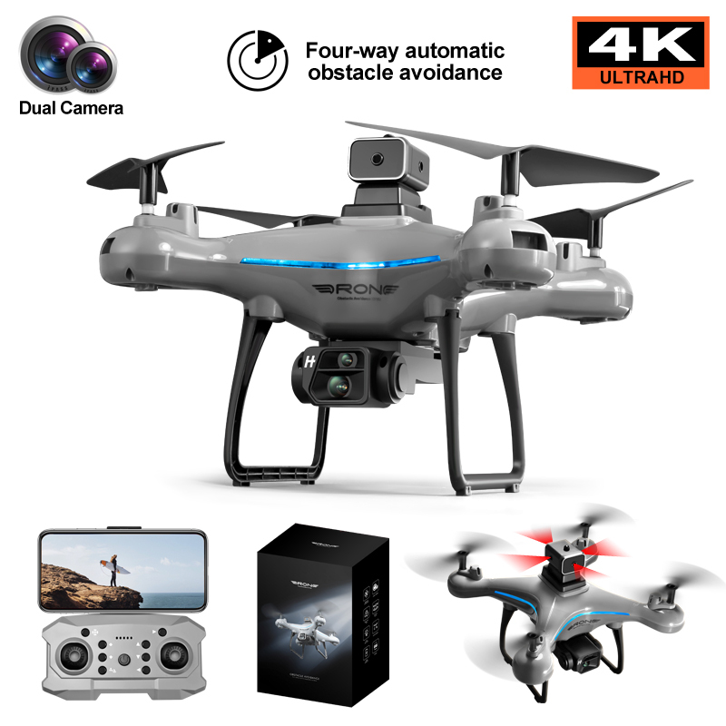 KY102 Drone 8K Professional HD Dual Camera Aerial Photography Obstacle Avoidance Optical Four-Axis RC Aerocraft Toy