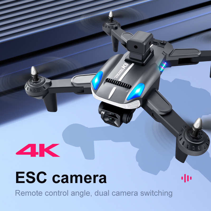 K8 drone with 4K HD Camera RC four-way obstacle avoidance dron Foldable Obstacle Avoidance Foldable Quadcopter Airplane