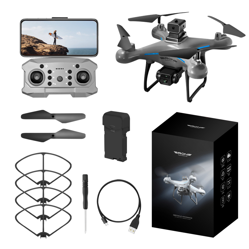 KY102 Drone 8K Professional HD Dual Camera Aerial Photography Obstacle Avoidance Optical Four-Axis RC Aerocraft Toy