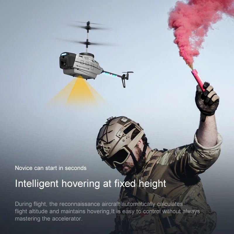 New KY202 RC Helicopter 10K Ultra HD Dual Camera Gesture Sensing Intelligent Hovering Obstacle Avoidance RC Drone Toy Gift