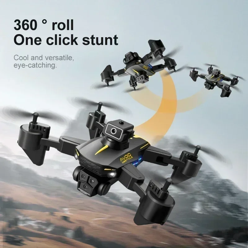 New KY605S Drone 4K 360° Obstacle Avoidance Optical Flow Positioning Wide Angle Professional Triple Camera RC Quadcopter