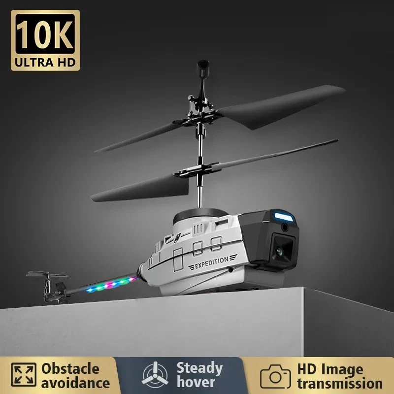 New KY202 RC Helicopter 10K Ultra HD Dual Camera Gesture Sensing Intelligent Hovering Obstacle Avoidance RC Drone Toy Gift