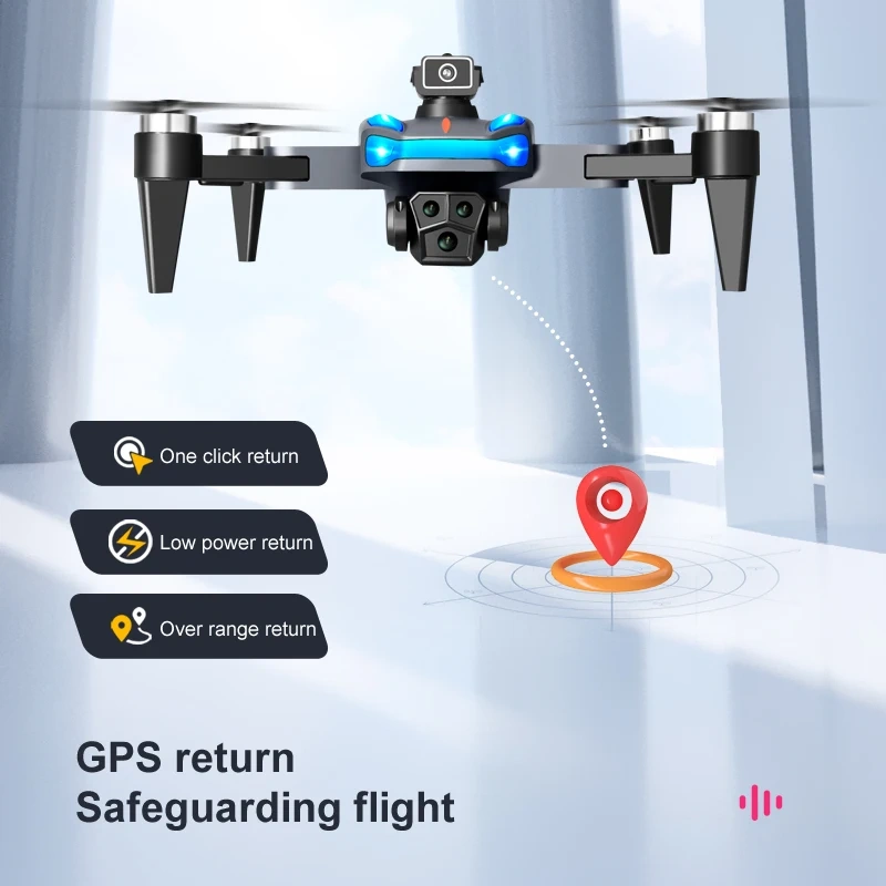 K911 SE Drone Long Endurance GPS Return Brushless Motor 4K HD Three Camera 360° Laser Obstacle Avoidance RC Quadcopter Drone Toy