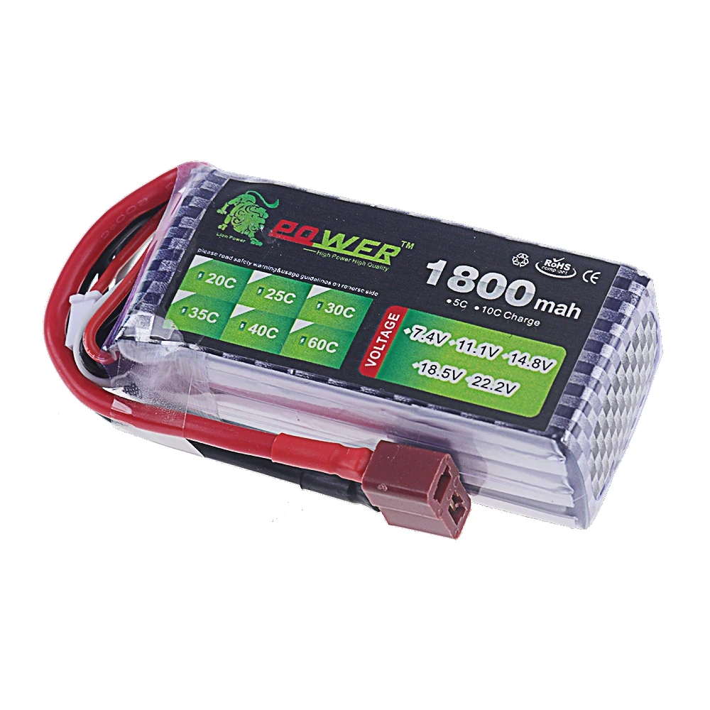 3S Lipo Battery 11.1V 1800mAh 40C~60C Battery RC Car For FPV RC Drones Helicopter Remote Control Toys Rechargeable 11.1V Bateria