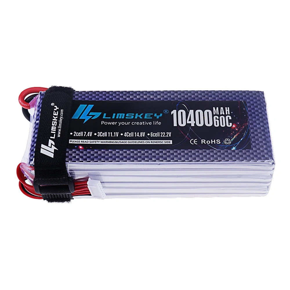 22.2V 10400mAh 6S Lipo Battery For RC Drone FPV Car Truck Helicopter Spare Parts 22.2V Battery With XT60 Deans T Connector