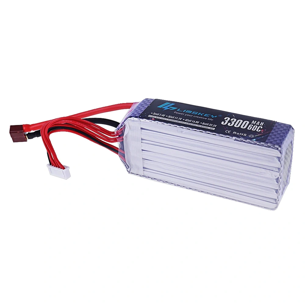 6S 3300mah Lipo Battery 60C RC Racing Car Boats Drone Parts With Deans T XT60 Plug 22.2V Battery for Remote Controlled Toys