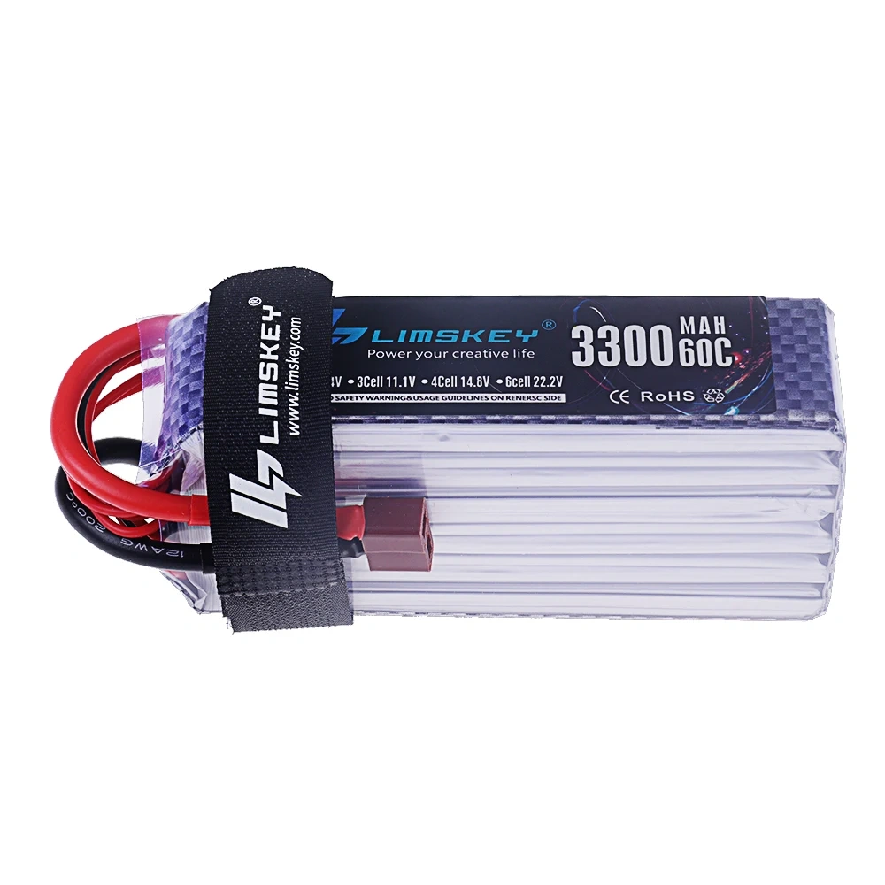 6S 3300mah Lipo Battery 60C RC Racing Car Boats Drone Parts With Deans T XT60 Plug 22.2V Battery for Remote Controlled Toys